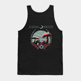 Heading Nowhere Blue/Red Planet Tank Top